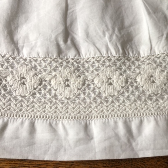 Triple Five Soul White Cotton Lined Mini Skirt w Pockets / side zip ~ Large - Picture 12 of 13